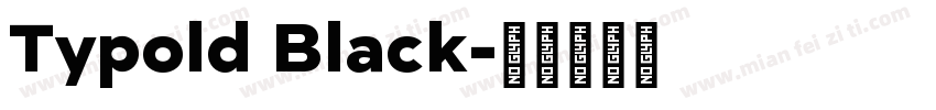 Typold Black字体转换